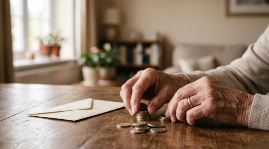 Illustration editoriale symbolisant les cinq prestations qui composent une pension de retraite complete
